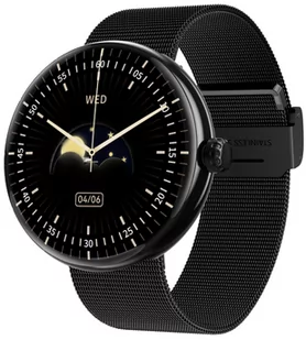 Hagen HC83.14.144.534-SET HC83 Czarny + czarny pasek - Smartwatch - miniaturka - grafika 1