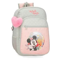 Plecaki szkolne i tornistry - Joumma Disney Minnie Wild Nature Plecak szkolny Zielony 30x38x12 cms Poliester 13,68L, Zielony, plecak szkolny - miniaturka - grafika 1