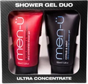 Zestawy kosmetyków męskich - Men-u, Zestaw Pod Prysznic, Żel Bergamotka I Czarny Pieprz & Cytrusy I Mięta, 100ml - miniaturka - grafika 1