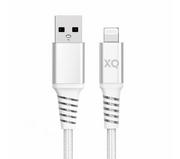 Akcesoria do tabletów i e-booków - Xqisit Lightning - USB A 2.0 2m (biały) - miniaturka - grafika 1