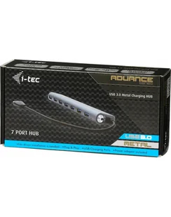 iTec i-tec USB 3.0 Metal Charging HUB 7 port z zasilaczem, 7 portów ładujących USB3.0 - Huby USB - miniaturka - grafika 1