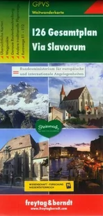 Freytag&amp;Berndt Szlak pielgrzymkowy Via Slavorum mapa turystyczna Freytag & Berndt Via Slavorum - Atlasy i mapy - miniaturka - grafika 1