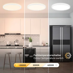 Briloner Panel LED 7555 z regulacją barwy światła, Ø 29,3 cm - Lampy pozostałe - miniaturka - grafika 3