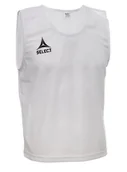 Piłka nożna - Znacznik piłkarski kamizelka dla dorosłych SELECT Basic biały - miniaturka - grafika 1