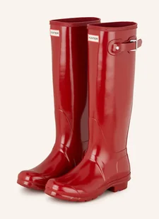 Hunter Kalosze Original Tall rot - Kalosze damskie - miniaturka - grafika 1