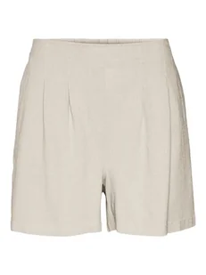 Vero Moda Szorty "Jesmilo" w kolorze kremowym - Spodenki damskie - miniaturka - grafika 1