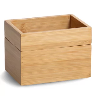 Organizer na kosmetyki, bambus, 2 sztuki, ZELLER - Pojemniki łazienkowe - miniaturka - grafika 1
