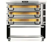 Piece, kotły  i płyty grzejne gastronomiczne - Pizza Master PM 743ED - Piec do pizzy 3-komorowy sterowany elektronicznie - miniaturka - grafika 1