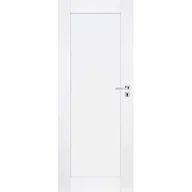 Drzwi wewnętrzne - Drzwi wewnętrzne pełne elegance biały slim12 70L lewe - miniaturka - grafika 1