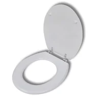 Deski sedesowe - vidaXL vidaXL Deska klozetowa, WC, biała prosty design - miniaturka - grafika 1