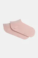 Skarpetki damskie - Calvin Klein skarpetki 2-pack damskie kolor różowy 701230614 - miniaturka - grafika 1