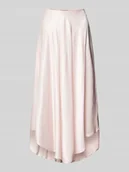 Spódnice - Spódnica o długości do kolan z aplikacją z logo model ‘VENUSTA’ - miniaturka - grafika 1