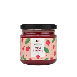 Miód z maliną 200 g / Bartnik Mazowiecki - Miód - miniaturka - grafika 1