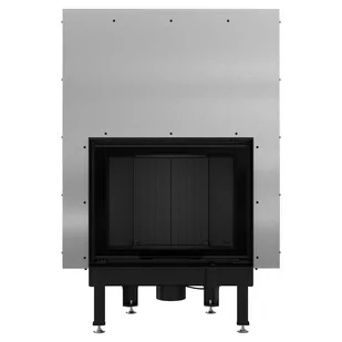 Kratki.pl Marek Bal Kominek powietrzny stalowy NADIA 10 kW  200 Gilotyna Black NADIA/10/G/BLACK - Kominki wolnostojące - miniaturka - grafika 1