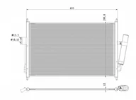 Chłodnice - Chłodnica klimatyzacji NRF 350490 8980526342 ISUZU - miniaturka - grafika 1