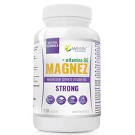 Witaminy i minerały dla sportowców - Wish Magnez Strong+Witamina B6 120tabs - miniaturka - grafika 1