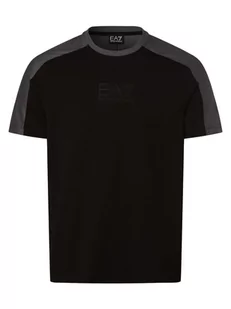 EA7 Emporio Armani - T-shirt męski, czarny - Koszulki męskie - miniaturka - grafika 1