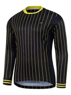 Koszulki sportowe męskie - Protective Koszulka kolarska "Varsity" w kolorze antracytowym - miniaturka - grafika 1