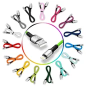 Kable USB - EXC Kabel USB - Lightning BRAID 1.2M COLOR MIX. - miniaturka - grafika 1