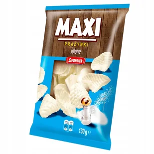 Eurosnack Prażynki Maxi Solone Delikatnie Solone Delikatne Chrupiące 130G - Paluszki - miniaturka - grafika 1
