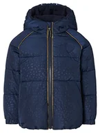 Kurtki i płaszcze dla dziewczynek - Noppies Kids Dziewczęca kurtka dziewczęca Niftrik Allover Print dziecięca kurtka zimowa, Black Iris - P554, 140 cm - miniaturka - grafika 1