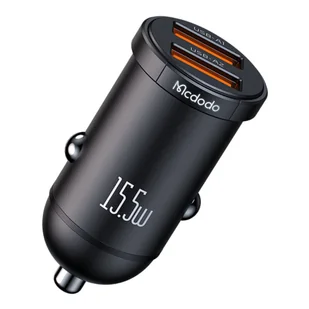 Ładowarka samochodowa Mcdodo CC-2950, 2x USB, 15.5W (czarna) - Ładowarki samochodowe - miniaturka - grafika 2