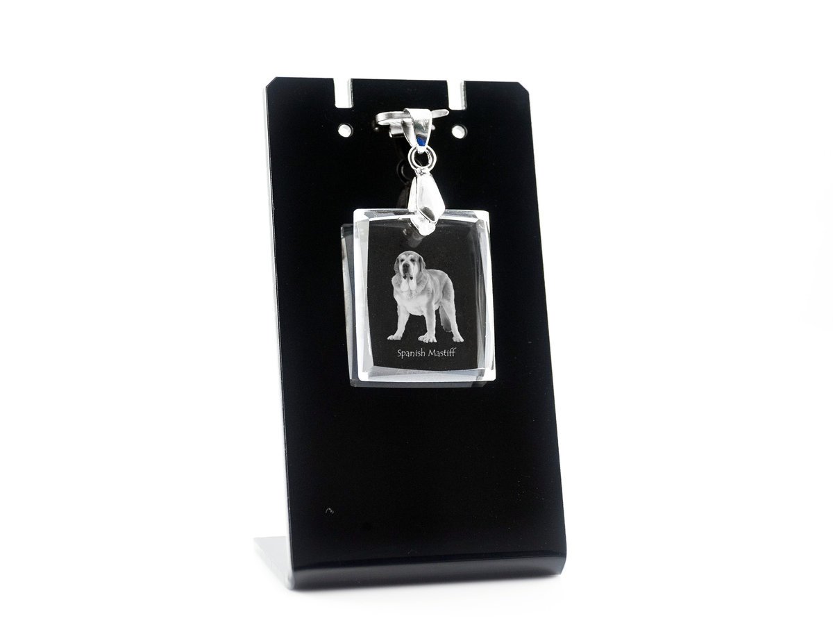 Mastif hiszpański wisiorek kryształowy z psem Art-Dog