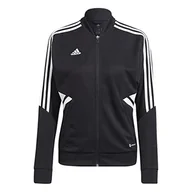Kurtki damskie - adidas Damska kurtka Con22 Tk JKT W, czarna/biała, XS, czarno-biały, XS - miniaturka - grafika 1