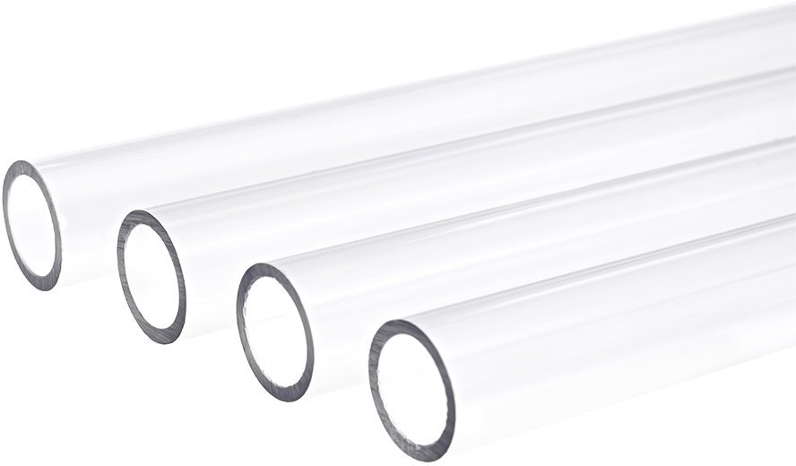 Alphacool Alphacool ice pipe HardTube PETG pipe, 80cm 13/10mm, clear, 4-pack 18512