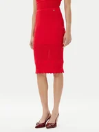 Spódnice - Gaudi Spódnica ołówkowa 511FD73005 Czerwony Slim Fit - miniaturka - grafika 1