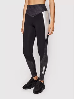 Spodnie damskie - Calvin Klein Performance Legginsy 00GWH1L603 Czarny Slim Fit - grafika 1