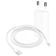 Ładowarki do telefonów - Ładowarka 5W + Kabel Lightning 2M - miniaturka - grafika 1