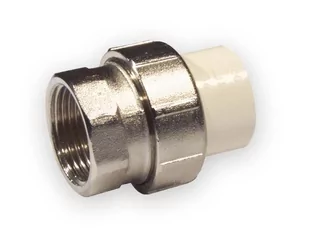 Śrubunek plastyk - metal nakrętny KW/GW PVC-C 1" - Akcesoria grzewcze - miniaturka - grafika 1