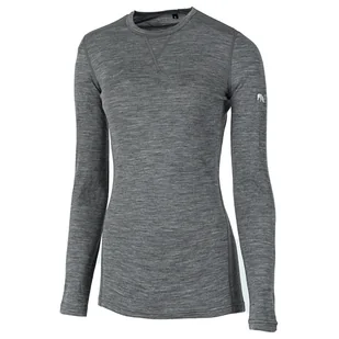 Koszulka damska Zulu Merino 160 Long Rozmiar: L / Kolor: szary - Koszulki sportowe damskie - miniaturka - grafika 1