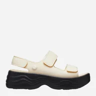 Sandały damskie - Sandały damskie Crocs Skyline Sandal W CR208183-VABK 36-37 (W6) 22 cm Biały/Czarny (196265320110) - miniaturka - grafika 1