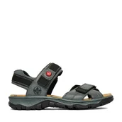 Sandały damskie - Sandały Rieker CEO-68851-14 Niebieski - miniaturka - grafika 1