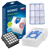 Worki do odkurzaczy - Filtr Hepa Filtr Silnika 12x Worki Do Bosch GL-30 - miniaturka - grafika 1