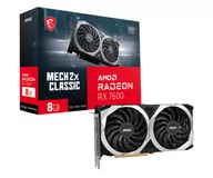 Karty graficzne - MSI Radeon RX 7600 MECH 2X CLASSIC OC 8G GDDR6 - miniaturka - grafika 1