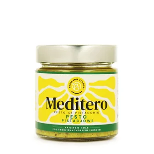Włoskie Pesto Pistacjowe 190 g - Meditero - Pasty warzywne - miniaturka - grafika 1