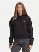 Bluzy damskie - KARL LAGERFELD Bluza A3W20053 Czarny Regular Fit - miniaturka - grafika 1