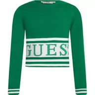 Swetry dla dziewczynek - Guess Sweter | Cropped Fit - miniaturka - grafika 1