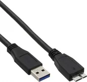 Kable USB - Kabel USB InLine USB-A - micro-B 3 m Czarny 35430 - miniaturka - grafika 1
