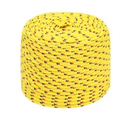 Inne mocowania - Lina polipropylenowa 50 m pleciona 8 mm żółta - miniaturka - grafika 1