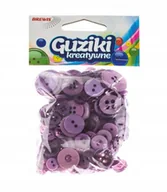 Dekoratorstwo - Brewis Guziki 40g fioletowe VB8767 - miniaturka - grafika 1