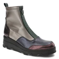 Botki damskie - Szare Botki Hispanitas Buty Premium Damskie - miniaturka - grafika 1