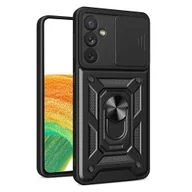 Etui i futerały do telefonów - Hybrid Armor Camshield etui do Samsung Galaxy A34 5G pancerny pokrowiec z osłoną na aparat czarne - miniaturka - grafika 1