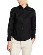 Koszule damskie - Fruit of the Loom Damska koszula Oxford z długim rękawem, czarny (czarny), 46 - miniaturka - grafika 1