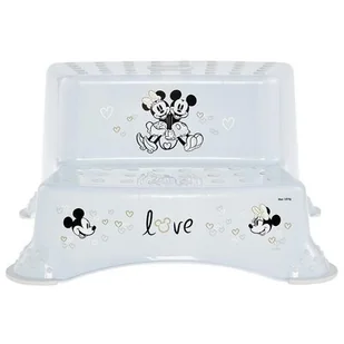 Keeeper Igor Mickey Mouse podest dziecięcy dwustopniowy z funkcją antyposlizgową cloudy blue - Wyposażenie pokoiku dziecięcego - miniaturka - grafika 1