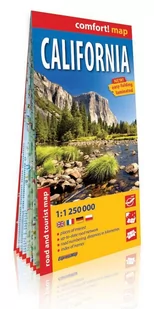 ExpressMap Kalifornia California) comfort! map laminowana mapa samochodowo turystyczna 1:1 250 000 - Atlasy i mapy - miniaturka - grafika 1