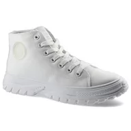 Sneakersy damskie - Białe Sneakersy Big Star Damskie Stylowe Buty - miniaturka - grafika 1